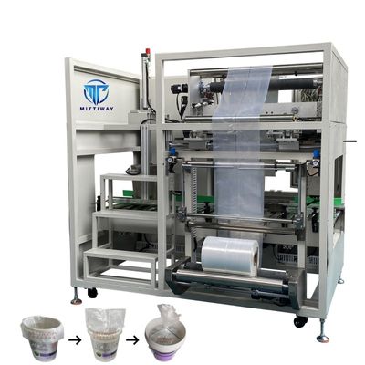 Small Automatic Bag Inserter Industry Food Poly Bag Packaging Machine