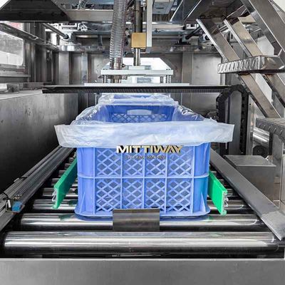 110V Carton Food Packaging Machines Electric 400W Bag Inserter Machine