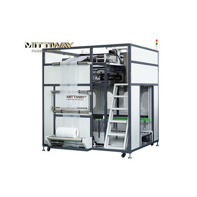 Poly Bag Inserter Machine 400W Bottom Seal Bag Making Machine