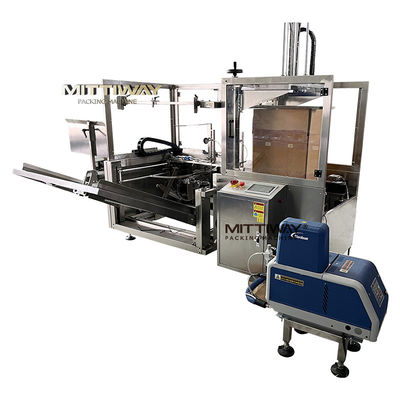 110V Auto Carton Erector Machine Vertical Type Hotmelt Glue Box Former