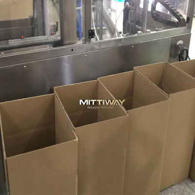 110V Auto Carton Erector Machine Vertical Type Hotmelt Glue Box Former