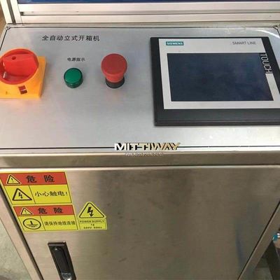 220V Small Carton Erector Machine Stainless Steel Box Former