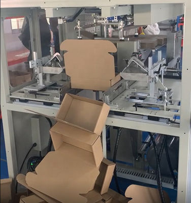 Electric Paper Carton Erecting Machine 110V Corrugated Box Erector