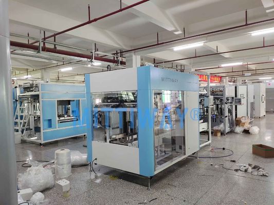 Food packaging high speed bag inserter machine