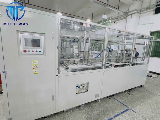 Automatic hot melt glue tray former machine