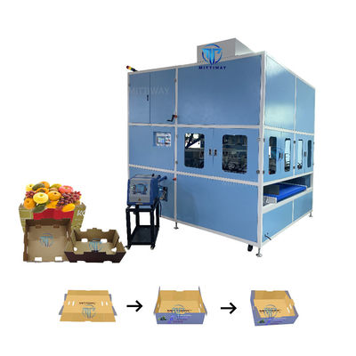 High quality hot melt adhesive box folding machine fruit box folding machine