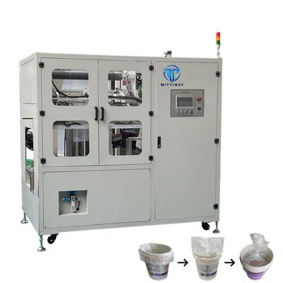 Small Automatic Bag Inserter Industry Food Poly Bag Packaging Machine