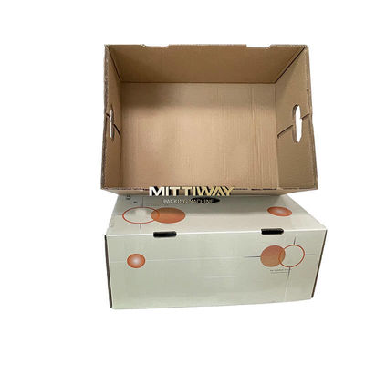 110V Corrugated Box Folding Machine Electric Hot Melt Gluing Tray Former