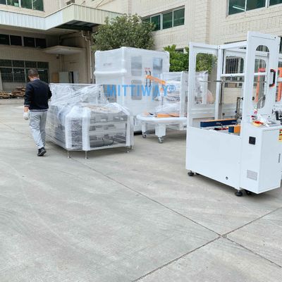 Powerful Box Carton Erector Machine 2.2KW stainless steel material