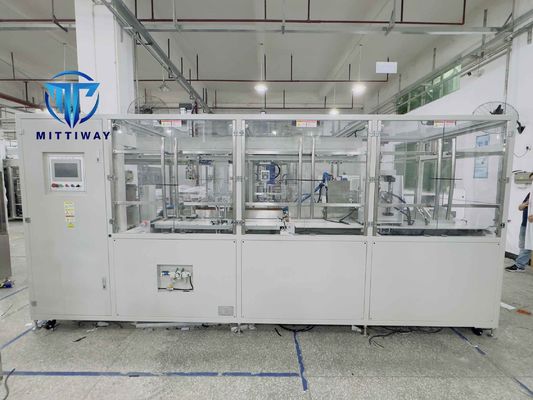 Automatic hot melt glue tray former machine